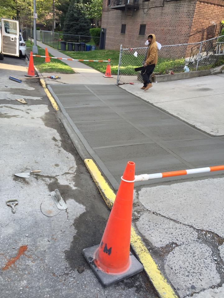 project 5 sidewalk Concrete rapairs NY