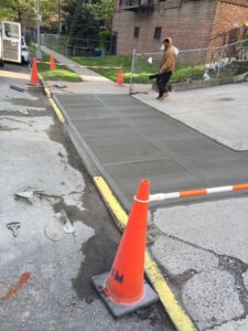 Concrete violation removal