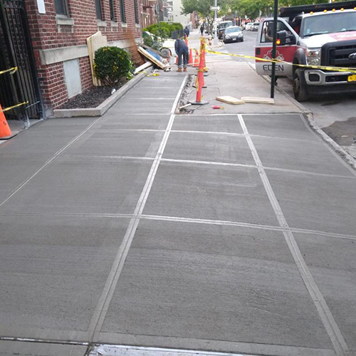 Sidewalk violation removal